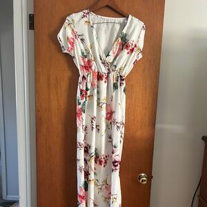 Floral floor length dress